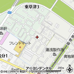 滋賀県草津市青地町668周辺の地図