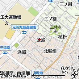 愛知県東海市養父町漁脇周辺の地図