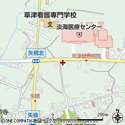 滋賀県草津市矢橋町1669周辺の地図