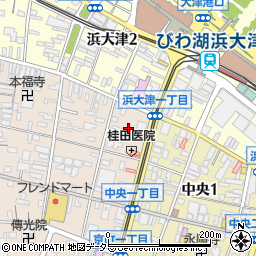 滋賀県大津市長等3丁目1周辺の地図