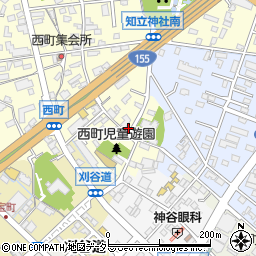 愛知県知立市西町西83周辺の地図