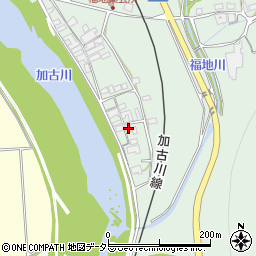 兵庫県西脇市黒田庄町福地562-1周辺の地図