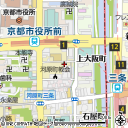 中川酒店 木屋町店周辺の地図