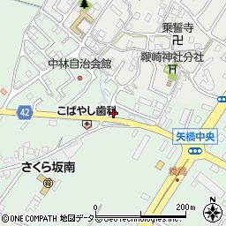 滋賀県草津市矢橋町127-8周辺の地図