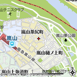 京都府京都市西京区嵐山茶尻町30周辺の地図