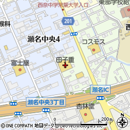 田子重セナ店周辺の地図