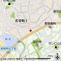 三栄住宅周辺の地図