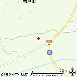 愛知県新城市作手黒瀬井戸上周辺の地図