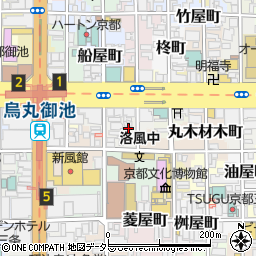 京都府京都市中京区綿屋町532周辺の地図