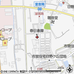 兵庫県西脇市日野町1周辺の地図