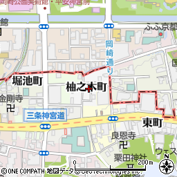 京都府京都市東山区柚之木町353-15周辺の地図