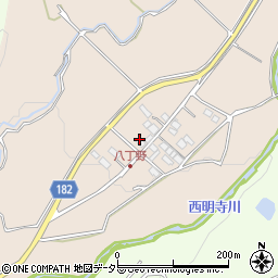 滋賀県蒲生郡日野町西明寺449周辺の地図