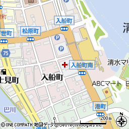 鈴与株式会社　清水支店周辺の地図
