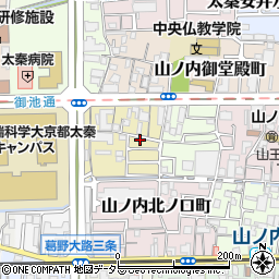 京都府京都市右京区山ノ内五反田町1-30周辺の地図