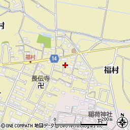 三重県三重郡菰野町福村301周辺の地図