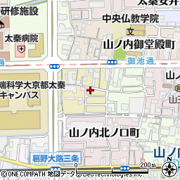 京都府京都市右京区山ノ内五反田町1-31周辺の地図