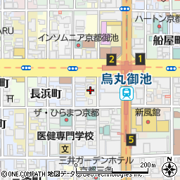 エステムコート京都烏丸２　管理組合周辺の地図