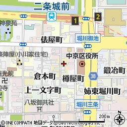 京都府京都市中京区三坊猪熊町南組359周辺の地図