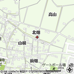 愛知県豊田市和会町北畑9周辺の地図