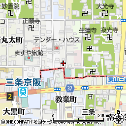 京都府京都市左京区和国町403周辺の地図