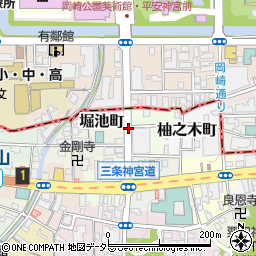 京都府京都市東山区定法寺町周辺の地図