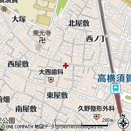 愛知県東海市高横須賀町東屋敷39周辺の地図
