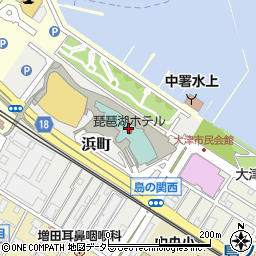 琵琶湖ホテル　予約センター宴会周辺の地図