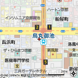 京都府京都市中京区虎屋町566周辺の地図