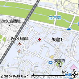 〒525-0053 滋賀県草津市矢倉の地図
