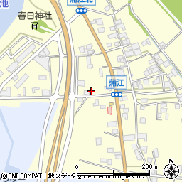 蒲江公民館周辺の地図