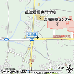 滋賀県草津市矢橋町1853周辺の地図