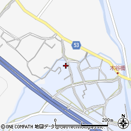 兵庫県宍粟市山崎町木谷265-1周辺の地図