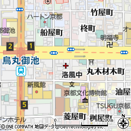 京都府京都市中京区綿屋町周辺の地図