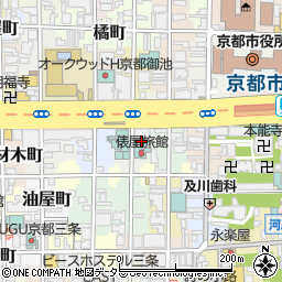 株式会社俵屋旅館周辺の地図