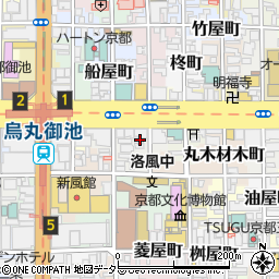 京都府京都市中京区綿屋町526周辺の地図