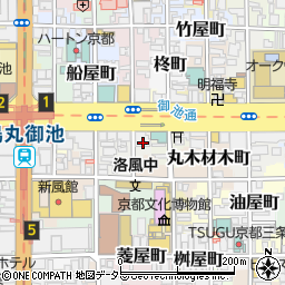 京都府京都市中京区綿屋町525周辺の地図