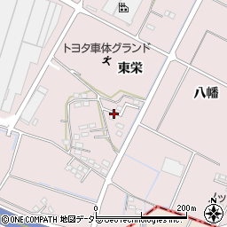 愛知県豊田市吉原町馬ノ背周辺の地図