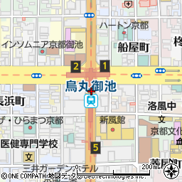 京都府京都市中京区虎屋町周辺の地図