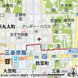 京都府京都市左京区和国町401周辺の地図