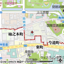 京都府京都市左京区粟田口鳥居町周辺の地図