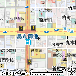 御池総合法律事務所周辺の地図