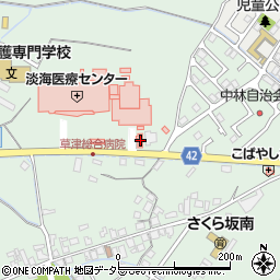 滋賀県草津市矢橋町1629周辺の地図