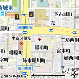 京都府京都市中京区鍛冶町184周辺の地図