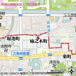 京都府京都市東山区柚之木町352周辺の地図