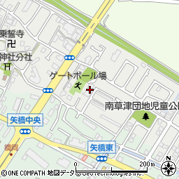 滋賀県草津市橋岡町29-3周辺の地図