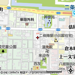 京都府京都市中京区神泉苑町周辺の地図