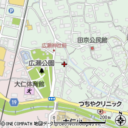 静岡県伊豆の国市田京77-3周辺の地図