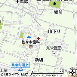 愛知県豊田市和会町山下り48-2周辺の地図