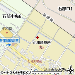 滋賀県湖南市石部東2丁目周辺の地図