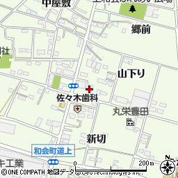 愛知県豊田市和会町山下り46周辺の地図